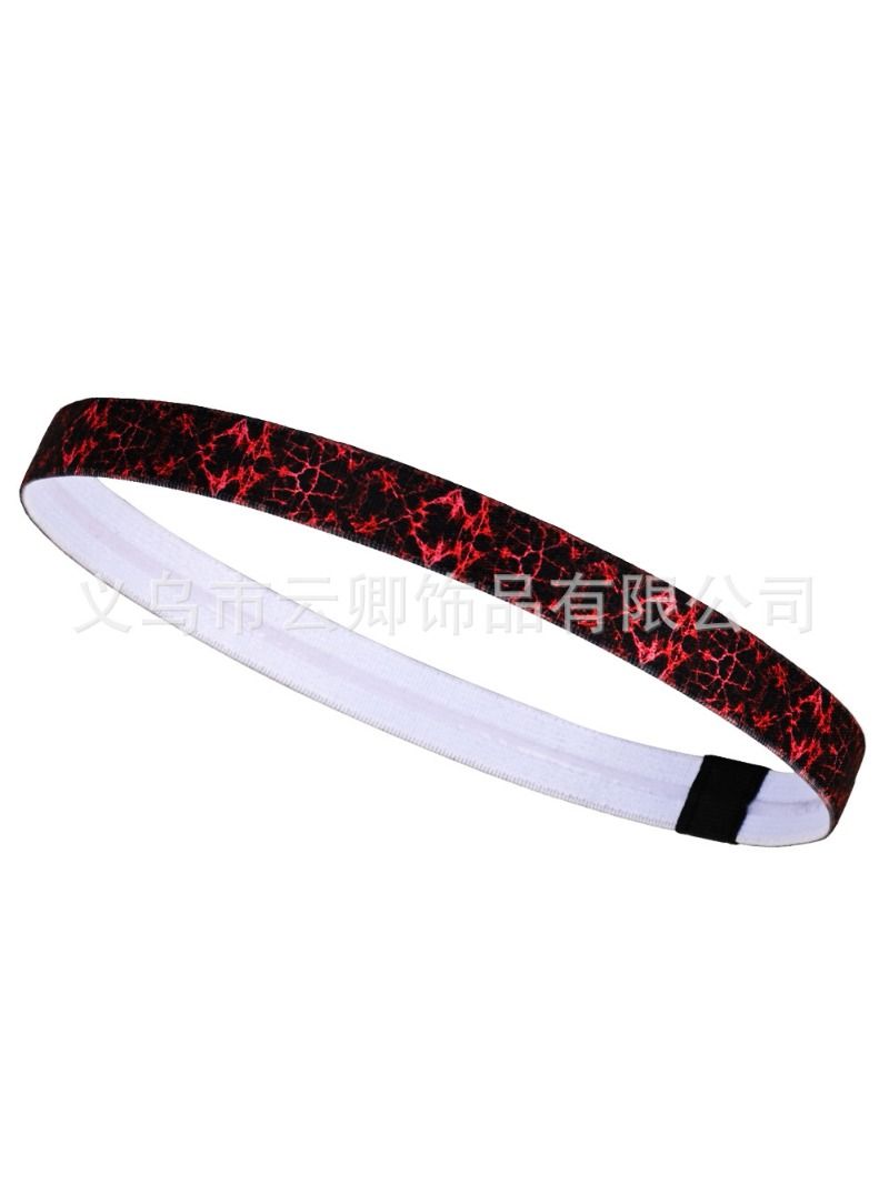 Sports Headband Sweat Absorbent Yoga Running Basketball Workout Non-Slip Elastic